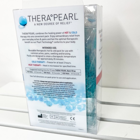 THERAPEARL heat ice cold hot pack BACK WRAP joint body aches stress GIFT NEW - Picture 4 of 5